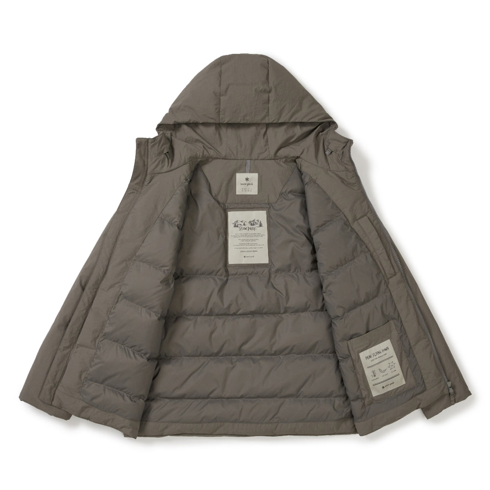 랜드 후드 경량 다운 자켓 Dark Khaki