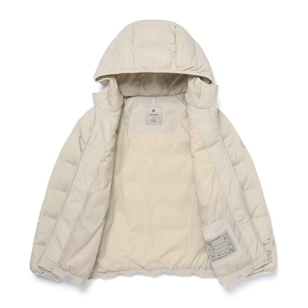 키즈 랜드 후드 경량 다운 자켓 Light Beige
