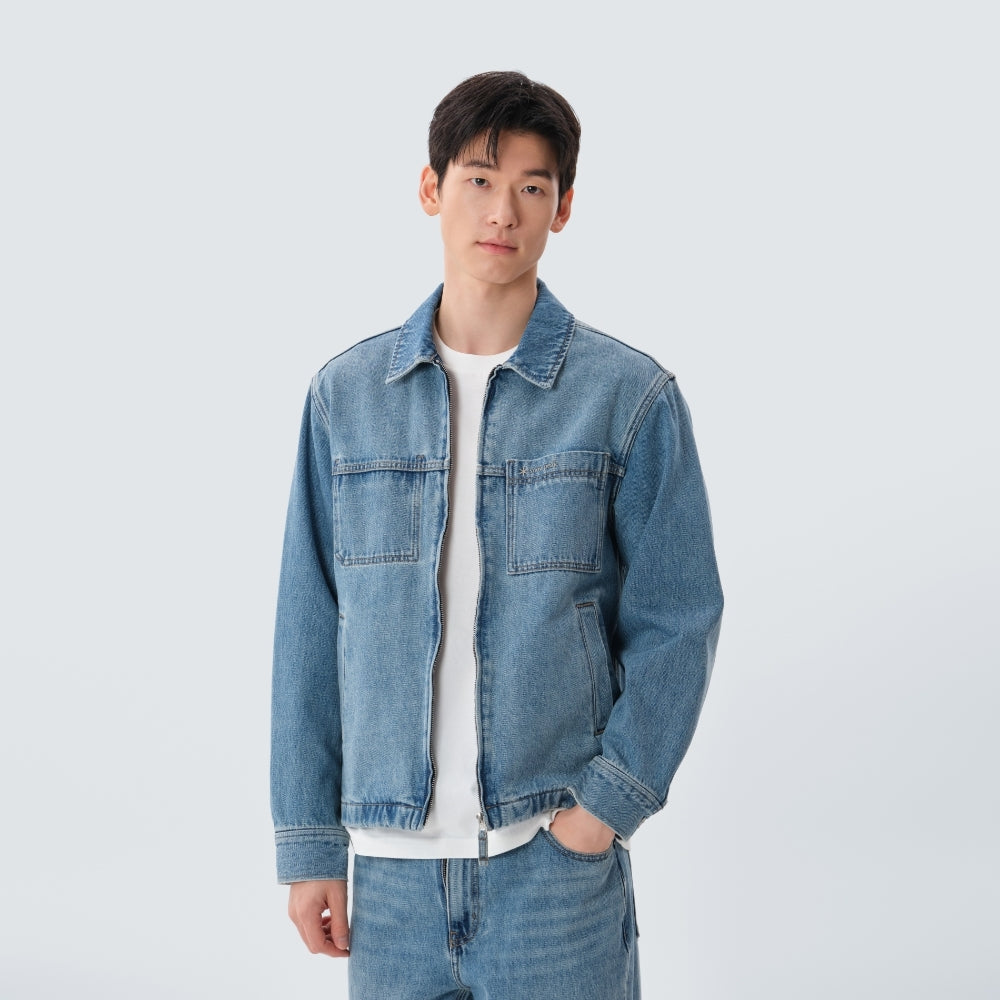 데님 자켓 Blue