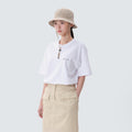 에어로쿨 스몰로고 반팔 티셔츠 White