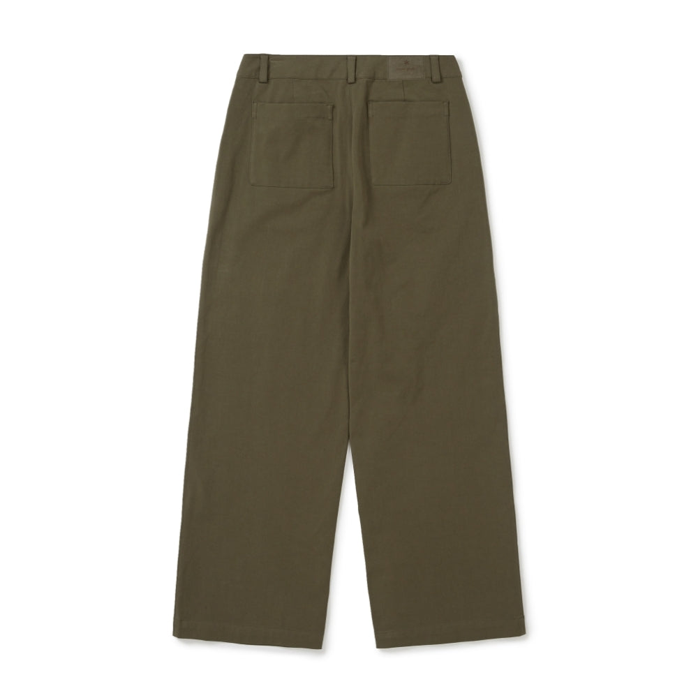 클랜드 여성 와이드 팬츠 Yellow Khaki