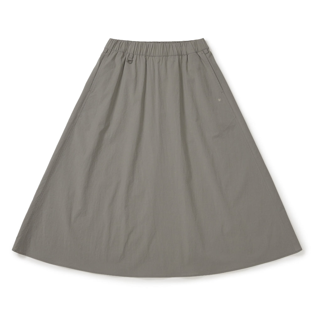 루트 플레어 롱스커트 Vintage Gray
