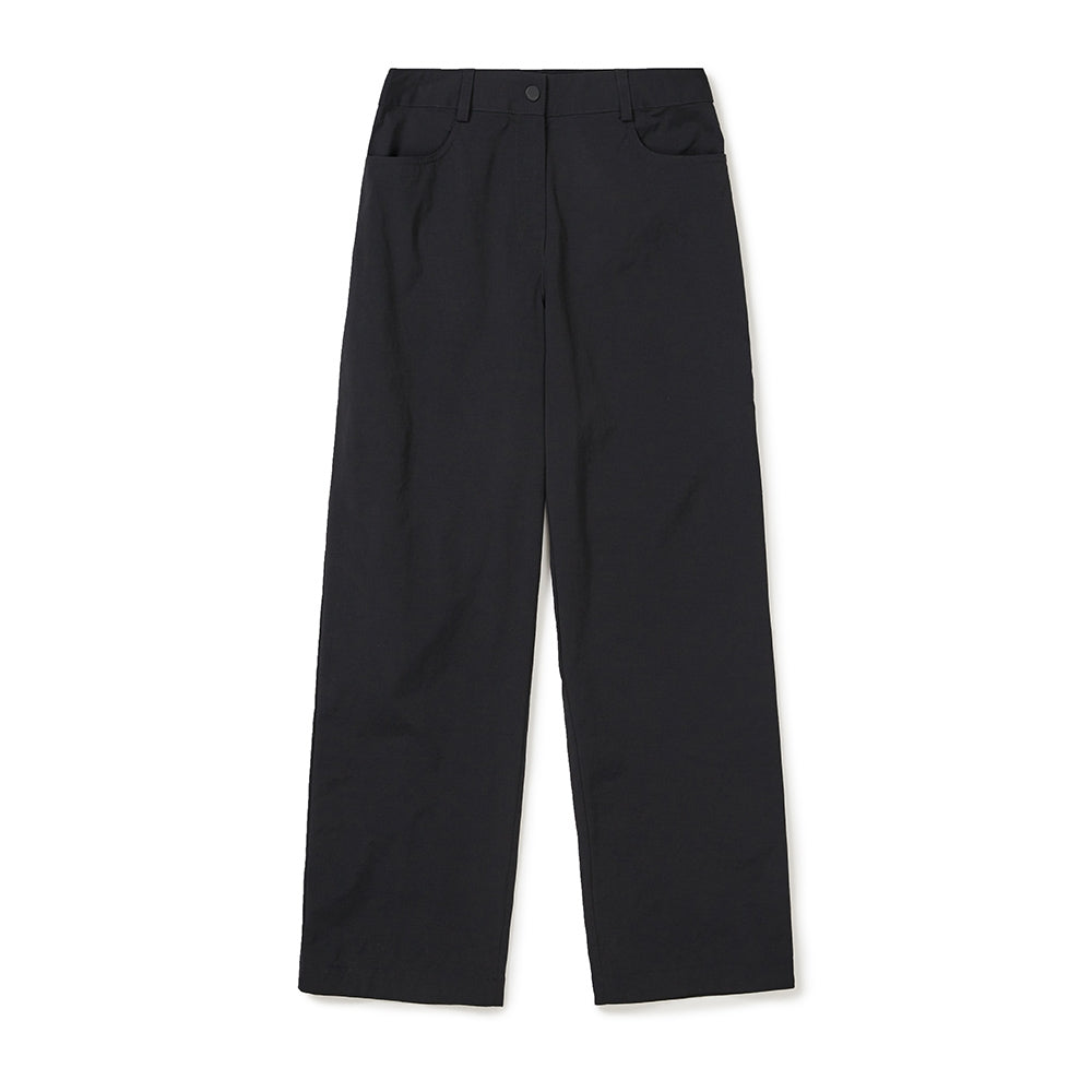 워크 여성 세미 와이드 팬츠 Dark Charcoal