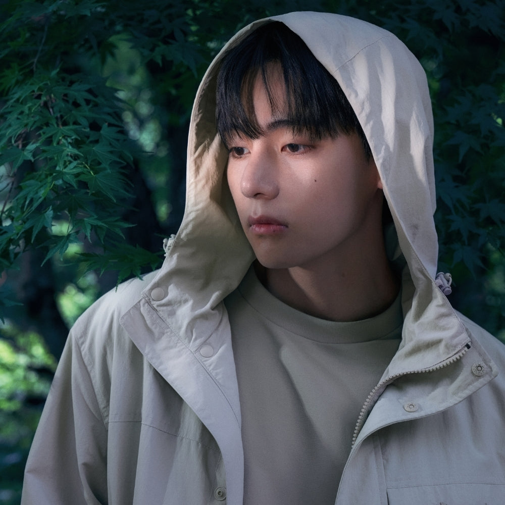 캠플 후드 바람막이 Light Beige