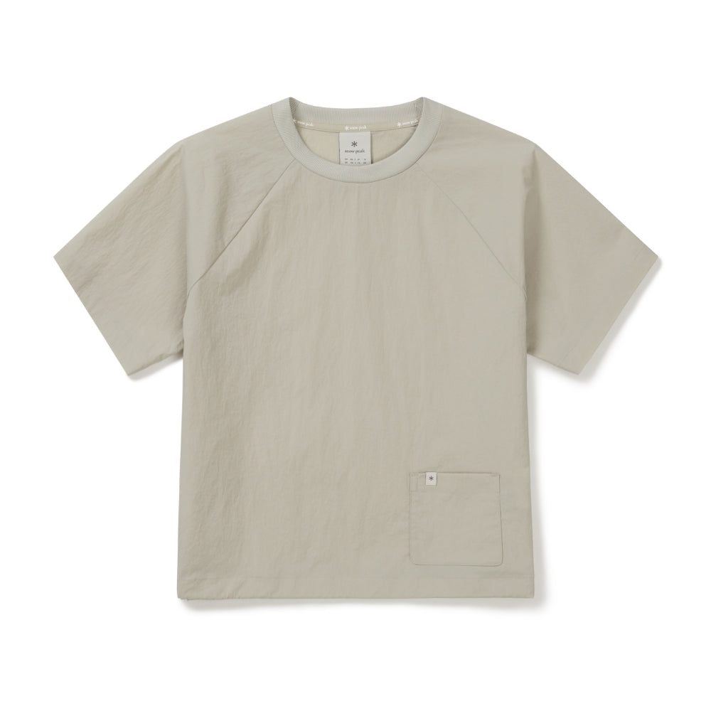 루트 여성 포켓 반팔 티셔츠 Light Beige