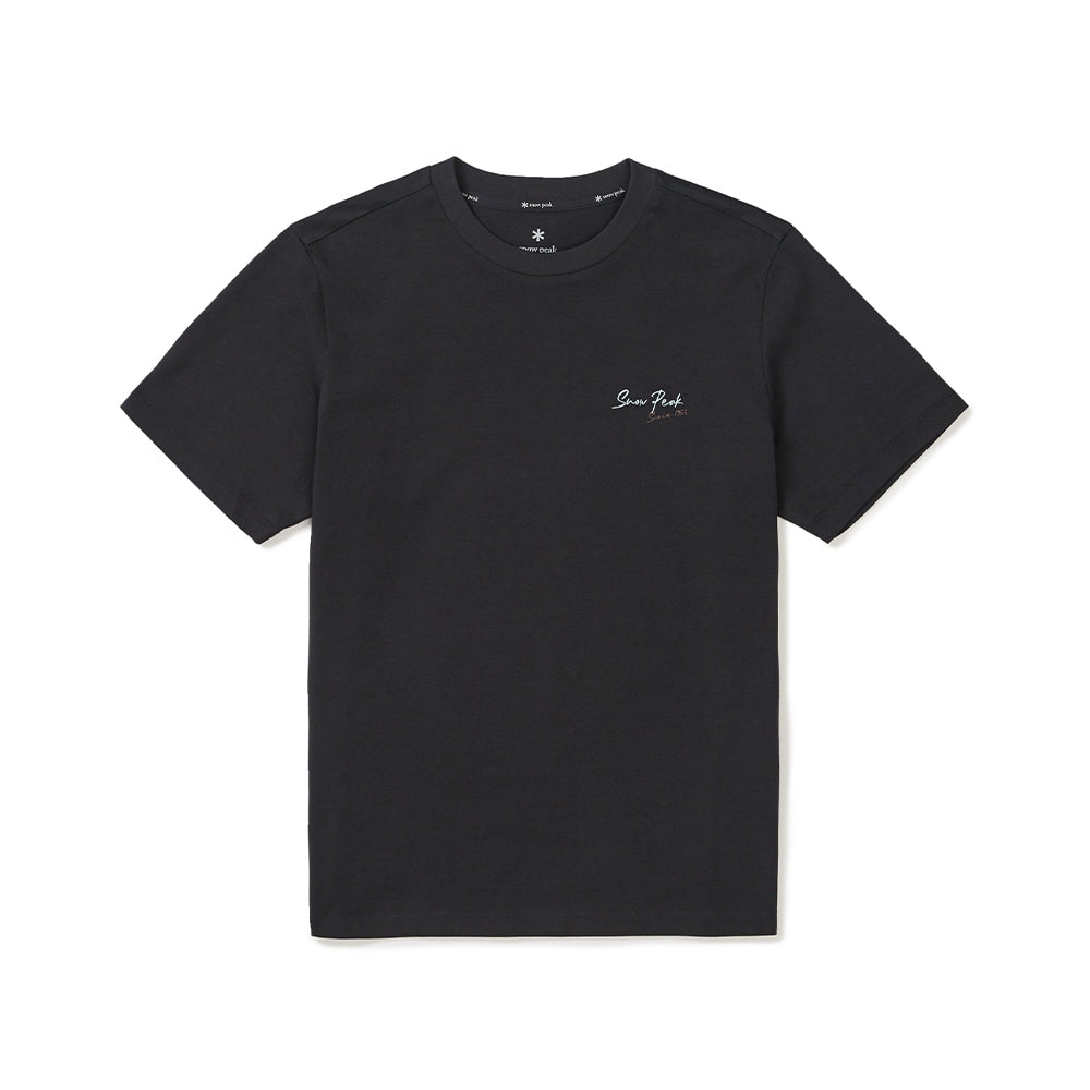 아스킨 여성 레터링 반팔 티셔츠 Dark Navy