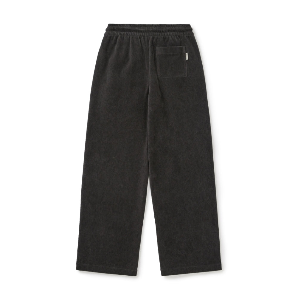 코듀로이 여성 세미 와이드 팬츠 Dark Charcoal