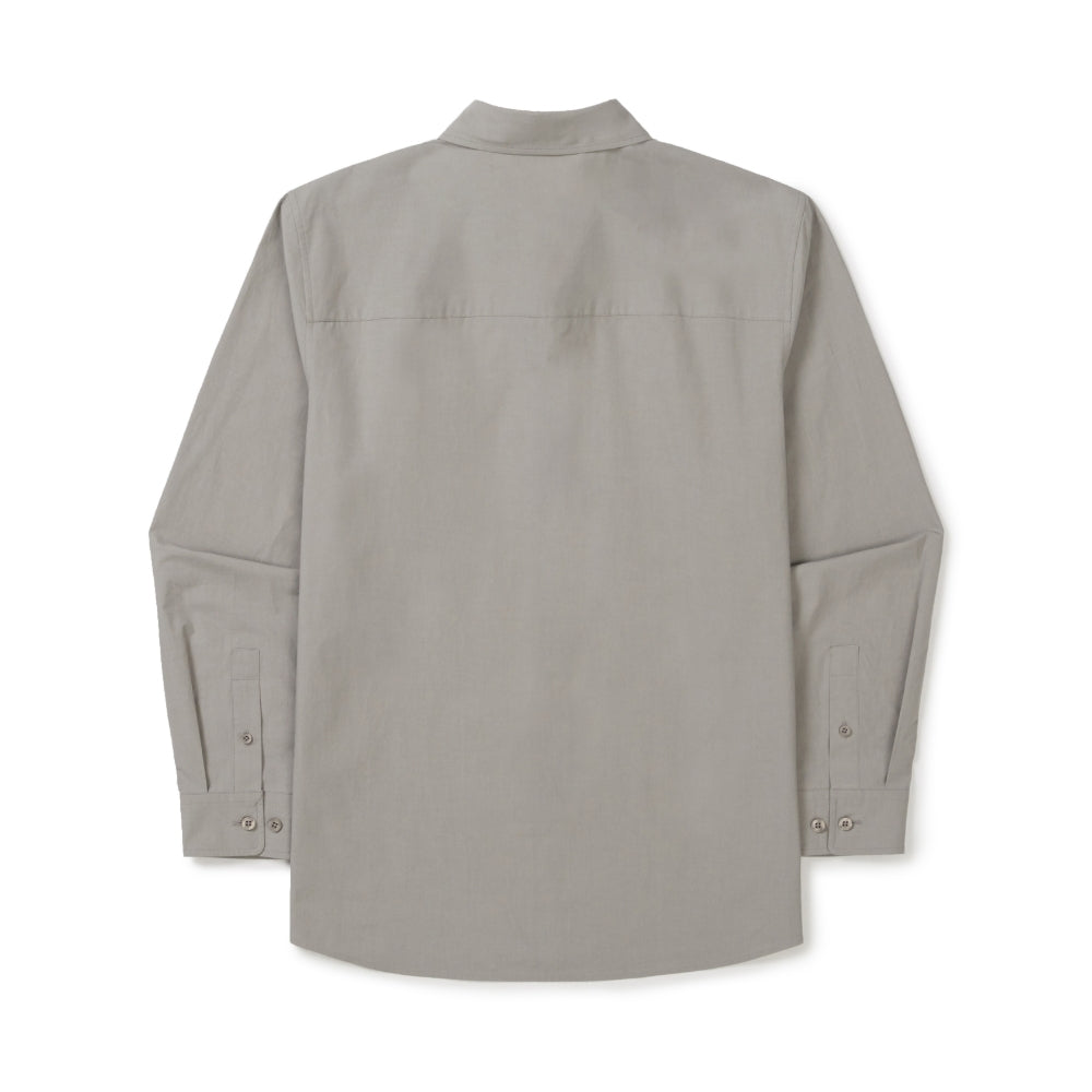 솔리드 셔츠 Fog Gray
