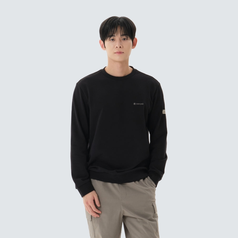 랜드 에센셜 맨투맨 Black