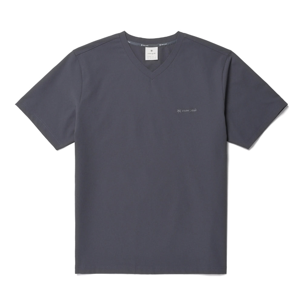 클래식 V넥 반팔 티셔츠 Vintage Blue