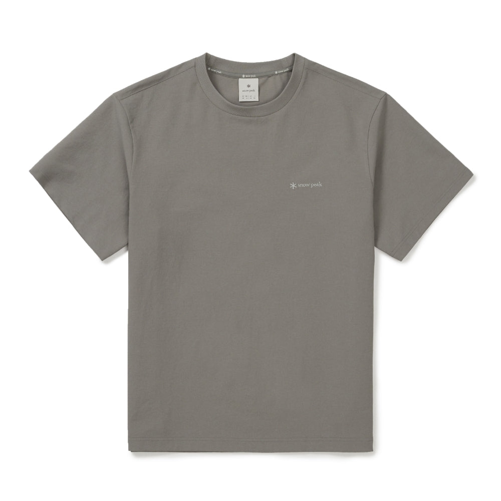 클래식 우븐 반팔 티셔츠 Vintage Gray