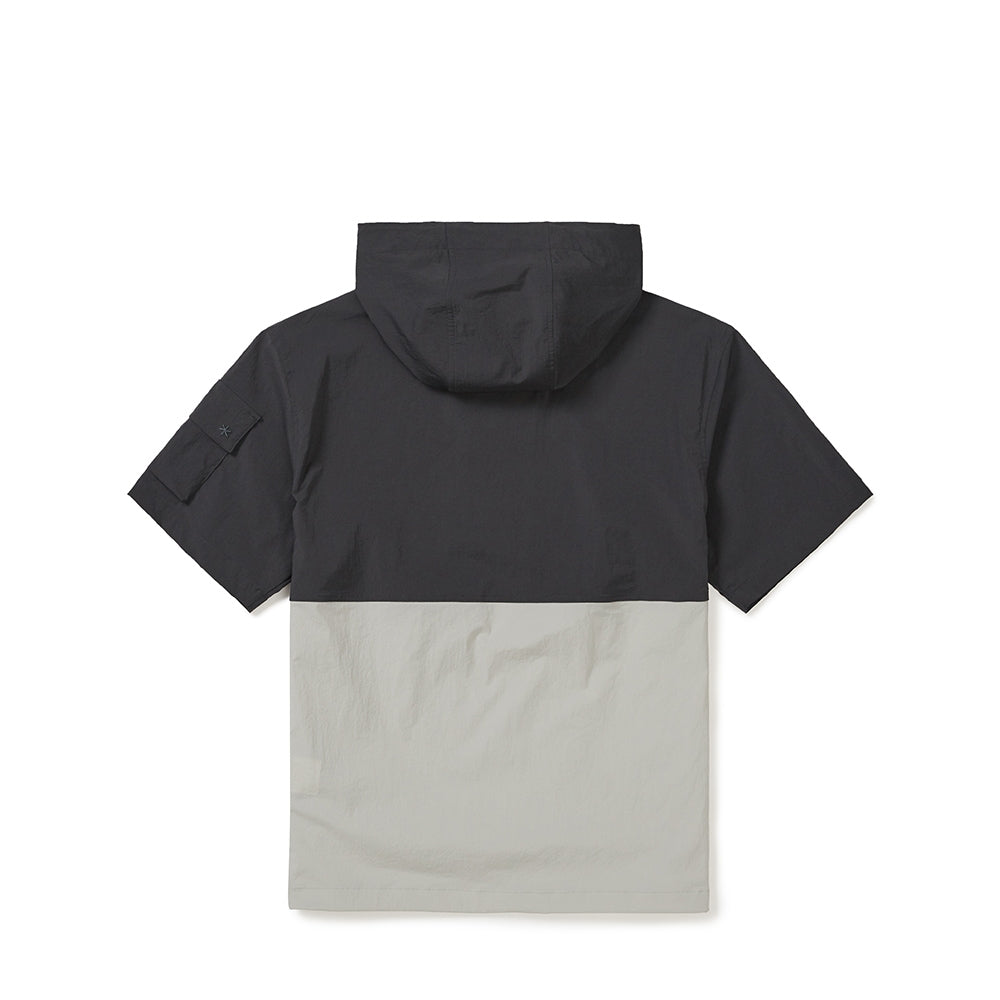 루트 후드 반팔 아노락 Charcoal