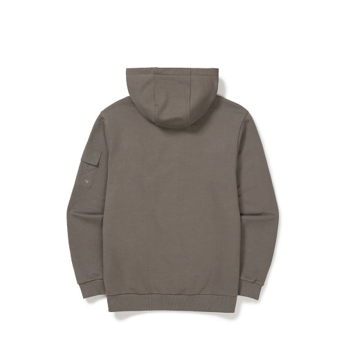 랜드 포켓 후드 티셔츠 Dark Khaki