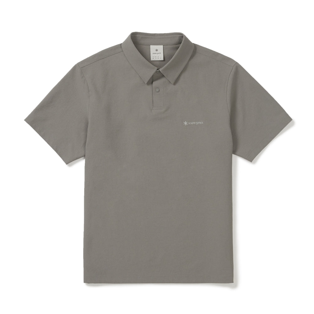클래식 우븐 반팔 폴로 티셔츠 Vintage Gray