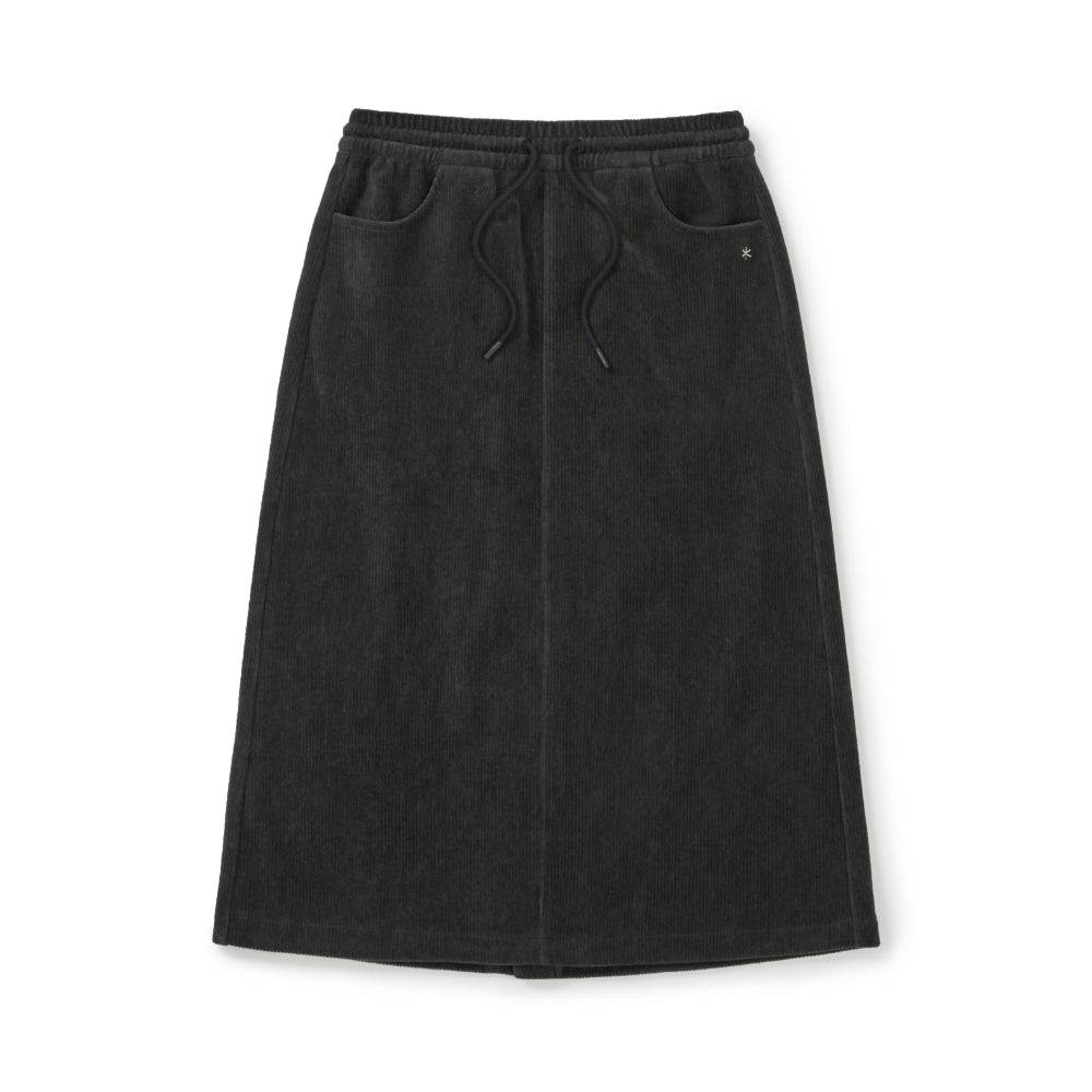 코듀로이 여성 스커트 Dark Charcoal