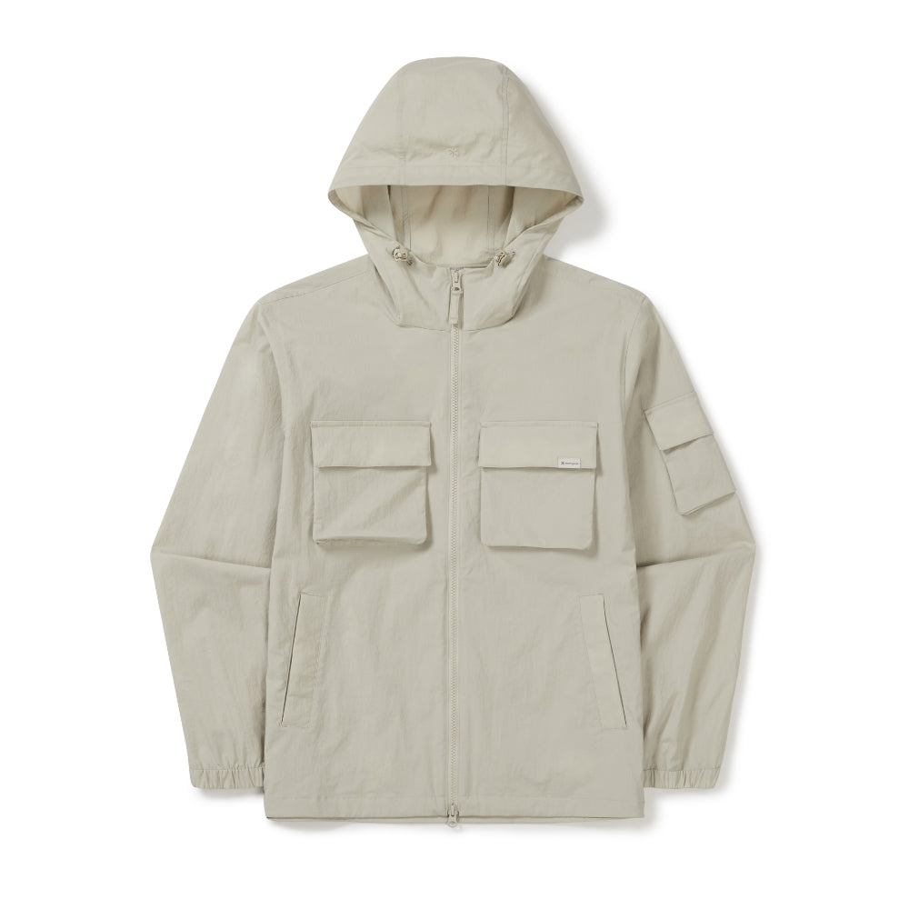 루트 아웃 포켓 바람막이 Light Beige