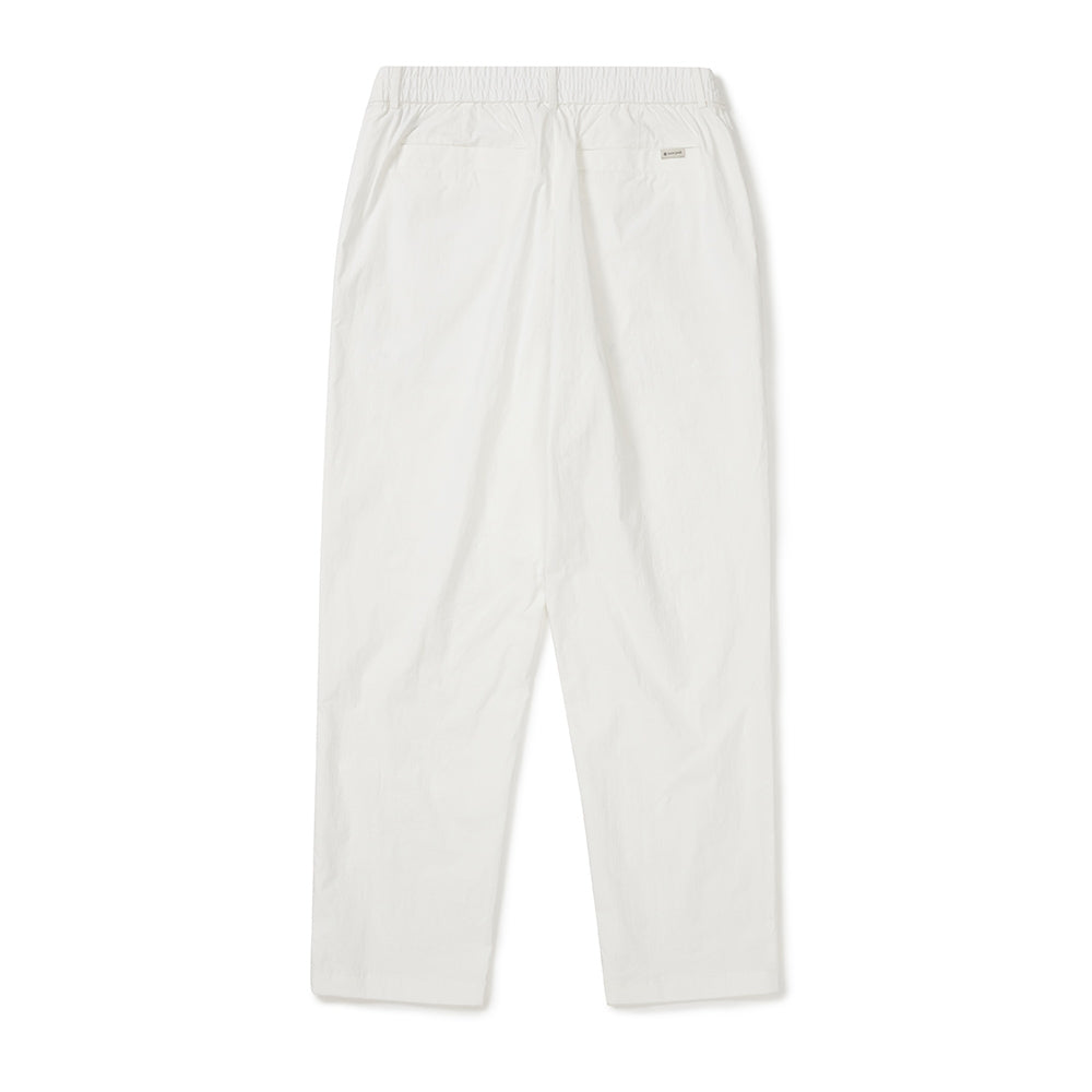 면터치 우븐 슬림 팬츠 White