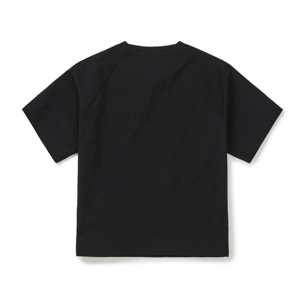 루트 여성 포켓 반팔 티셔츠 Black