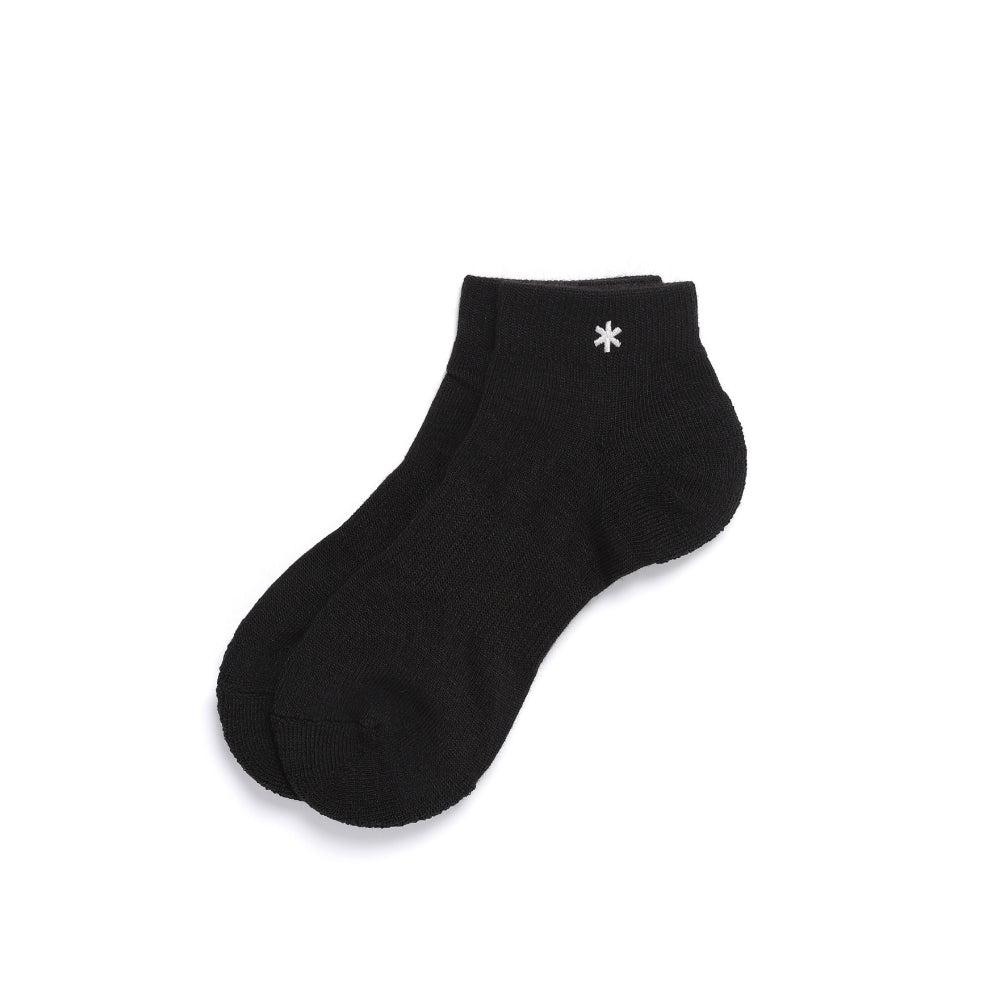 메리노울 앵클 삭스 Black
