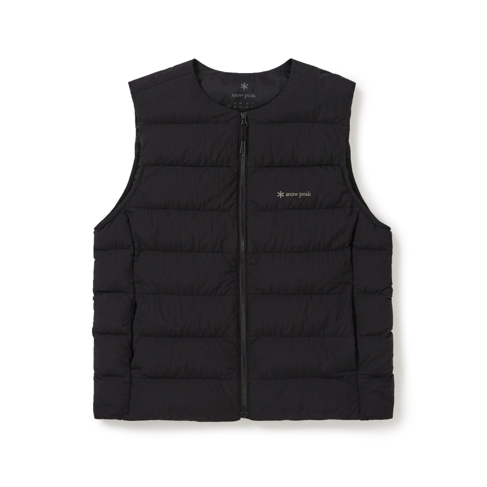 에어리 여성 라운드넥 경량 다운 베스트 Dark Charcoal
