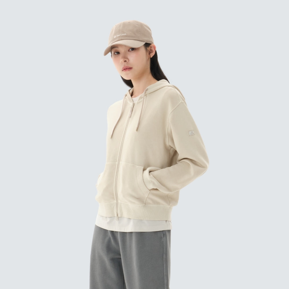피그먼트 여성 풀집업 Beige