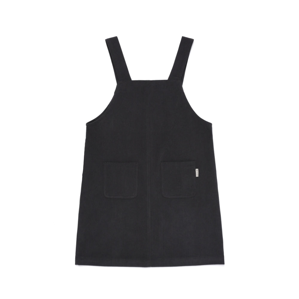 키즈 코듀로이 오버롤 원피스 Dark Charcoal