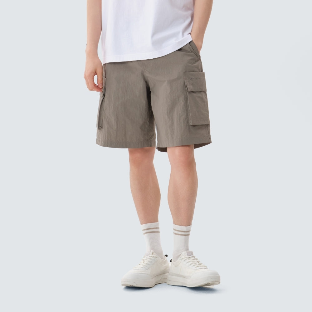 페이퍼리 카고 반바지 Vintage Khaki