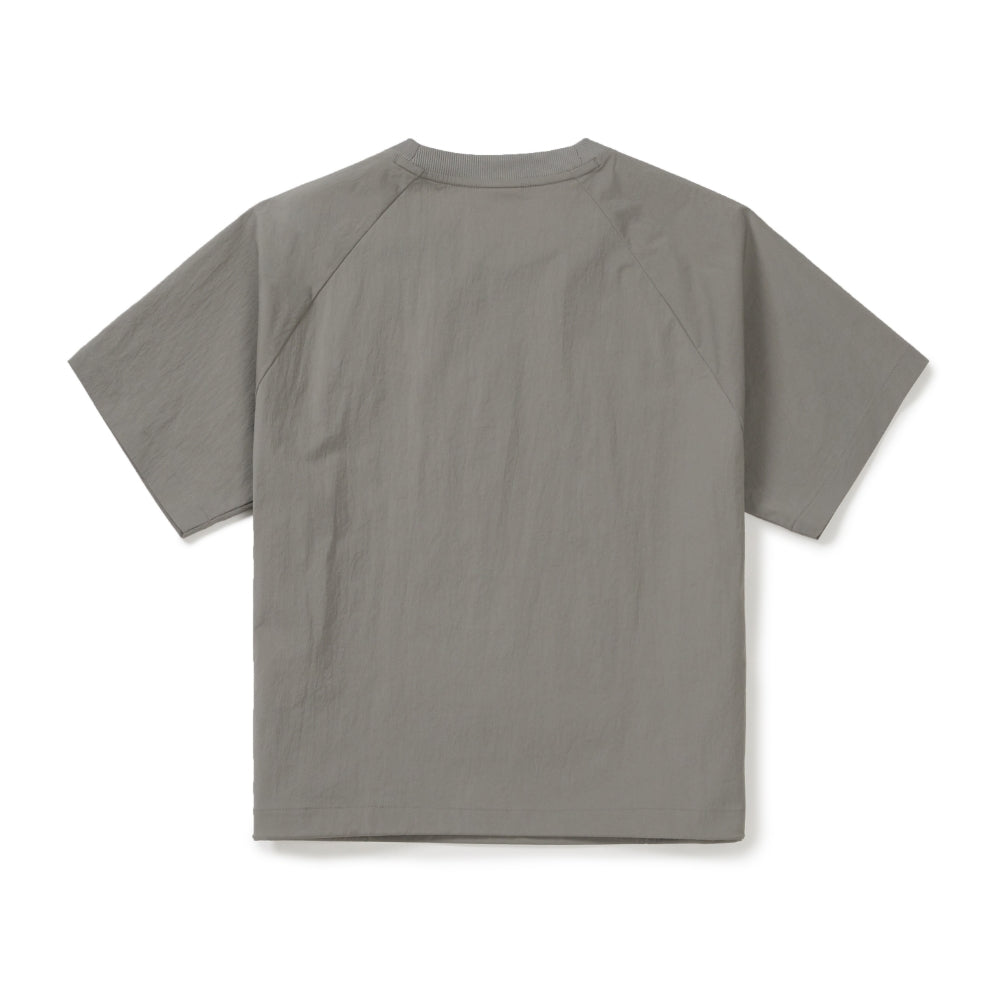 루트 여성 포켓 반팔 티셔츠 Vintage Gray