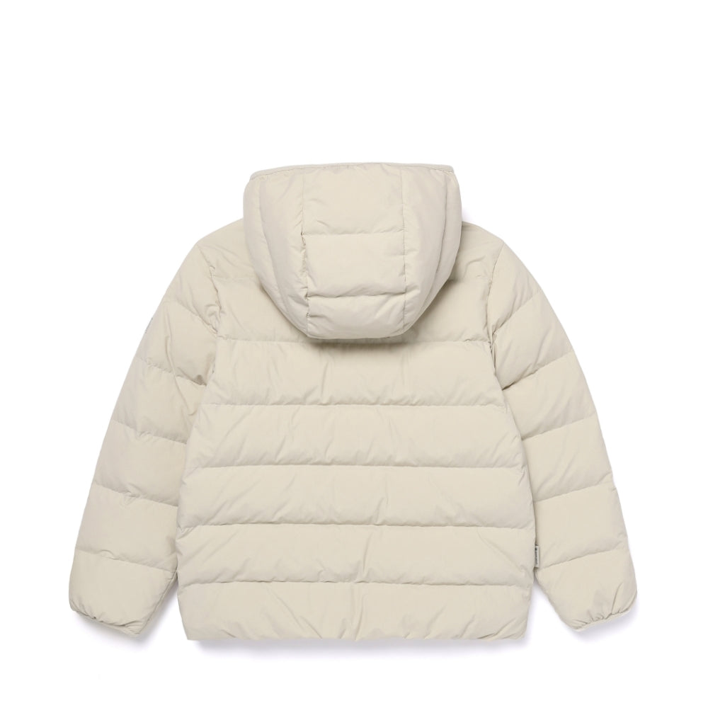 키즈 랜드 후드 경량 다운 자켓 Light Beige