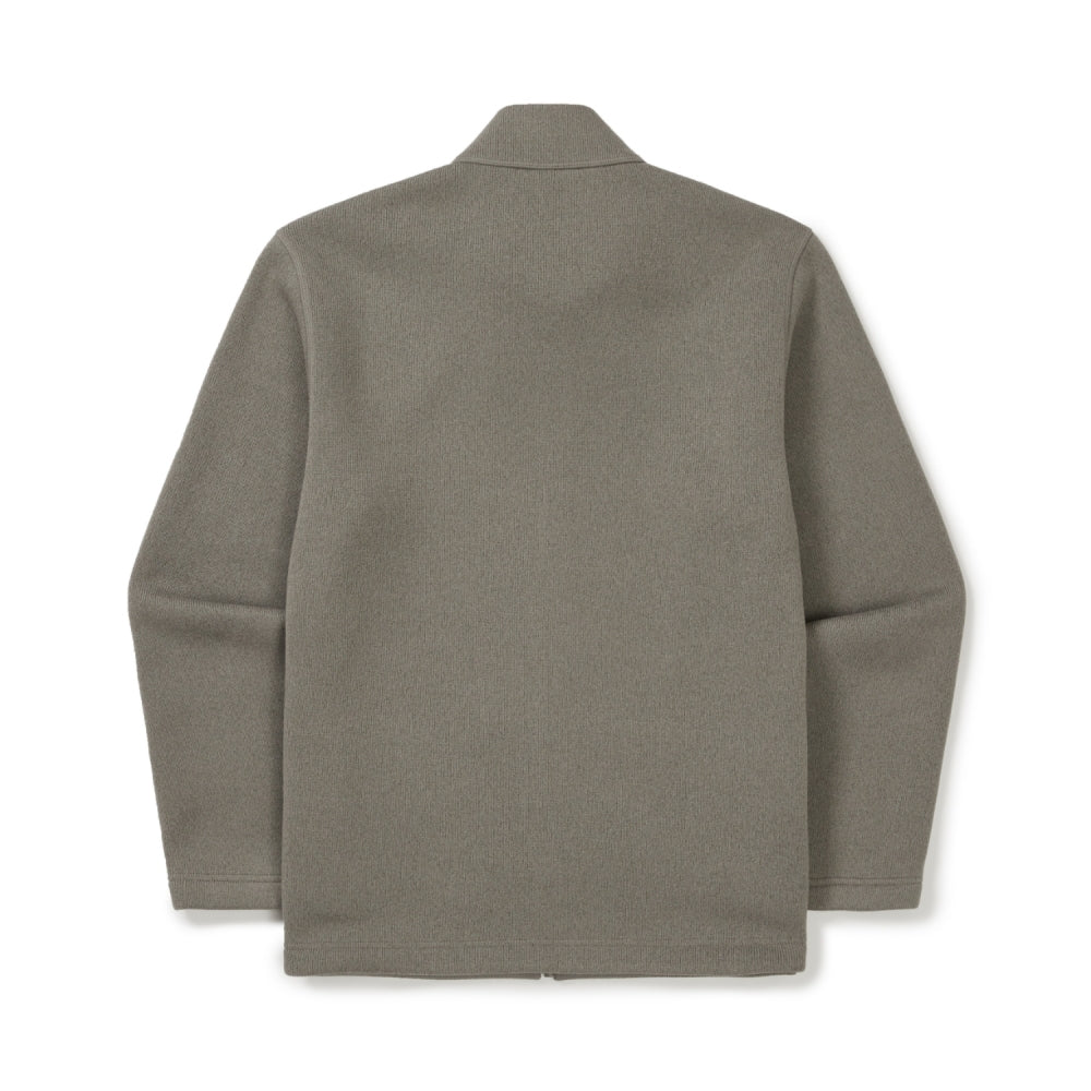 니트 스탠드넥 가디건 Warm Gray