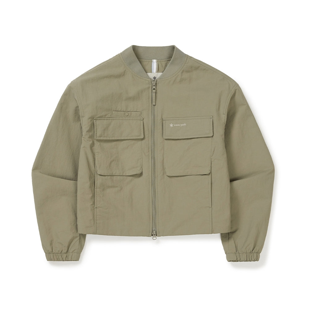 캠플 여성 봄버 자켓 Vintage Khaki