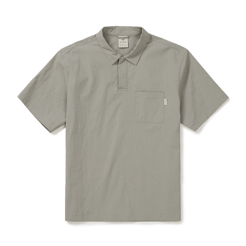 냉감 루트 포켓 반팔 폴로 티셔츠 Fog Gray