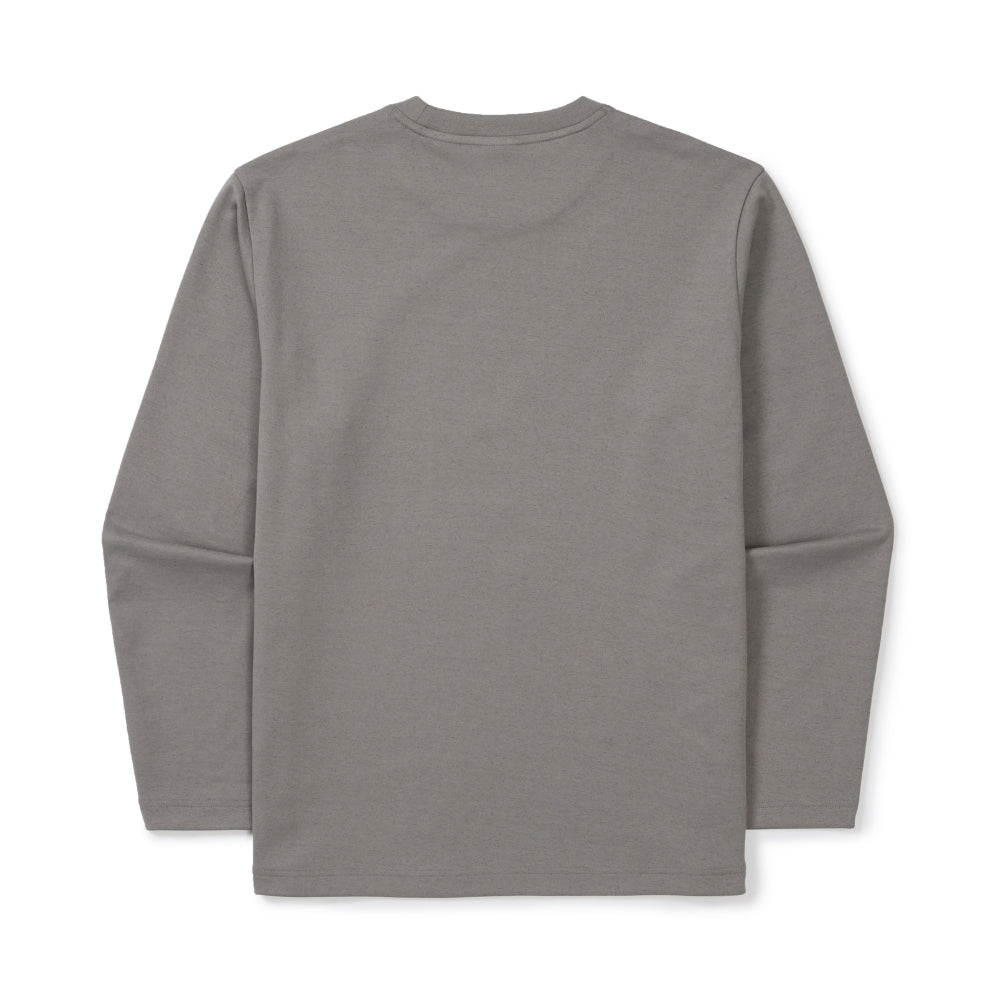 라운드넥 긴팔 티셔츠 Dark Khaki