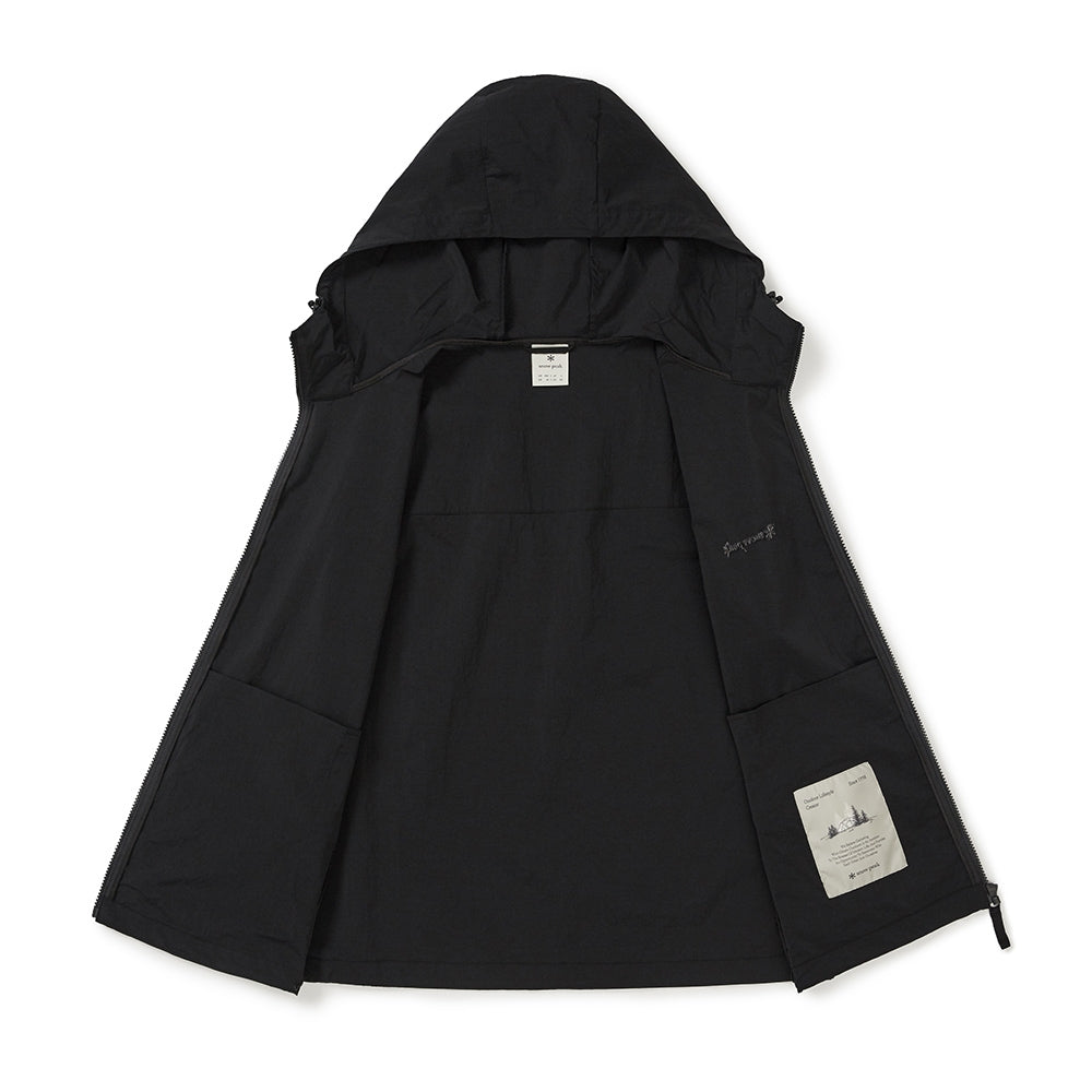 루트 후드 베스트 Black