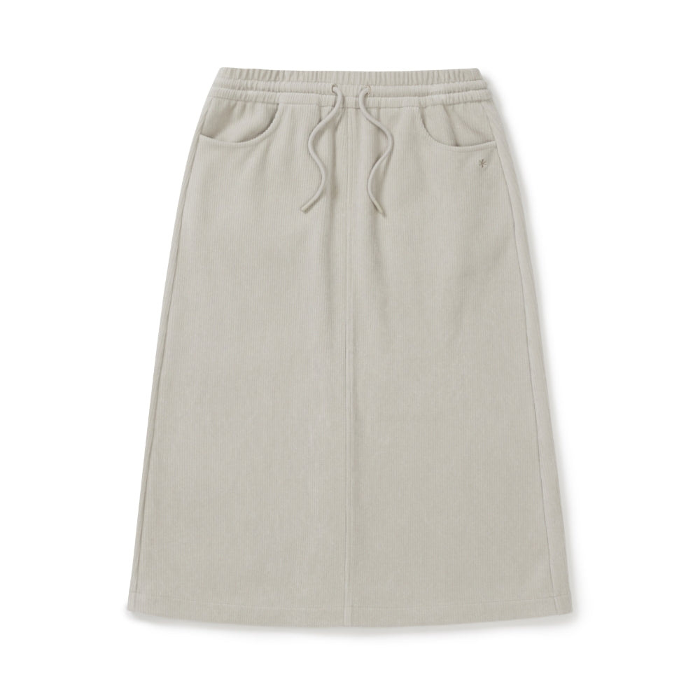 코듀로이 여성 스커트 Light Beige