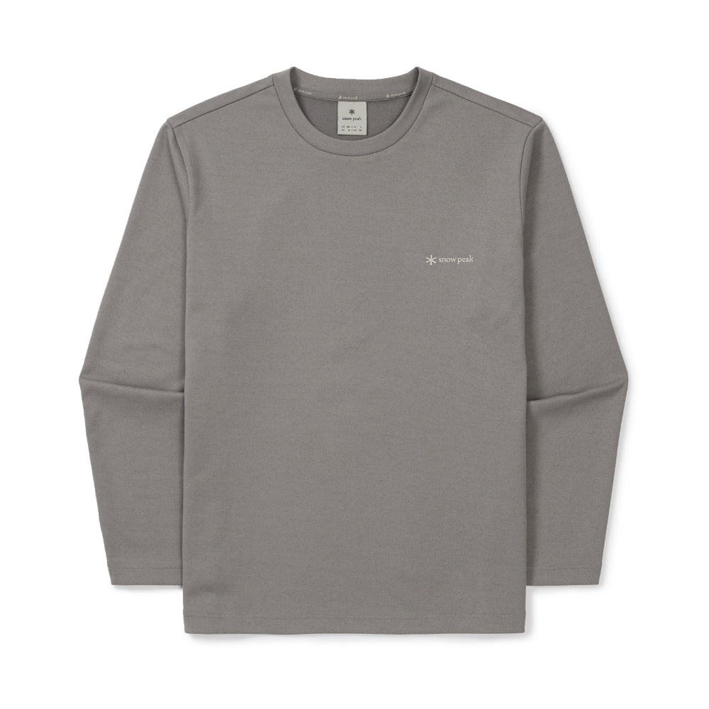 라운드넥 긴팔 티셔츠 Dark Khaki