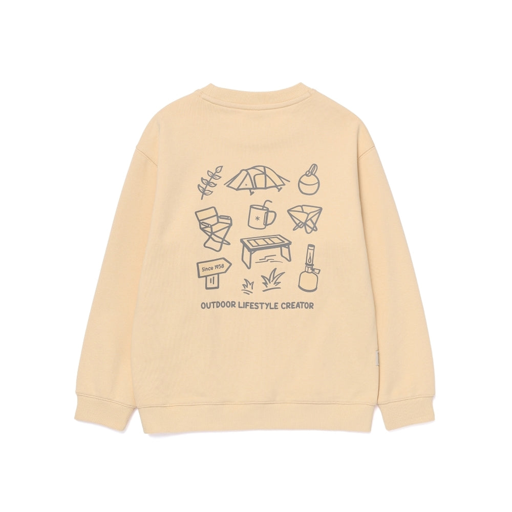 키즈 그래픽 맨투맨 Butter Yellow