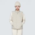 라이트 스탠드넥 경량 구스 다운 베스트 Light Beige