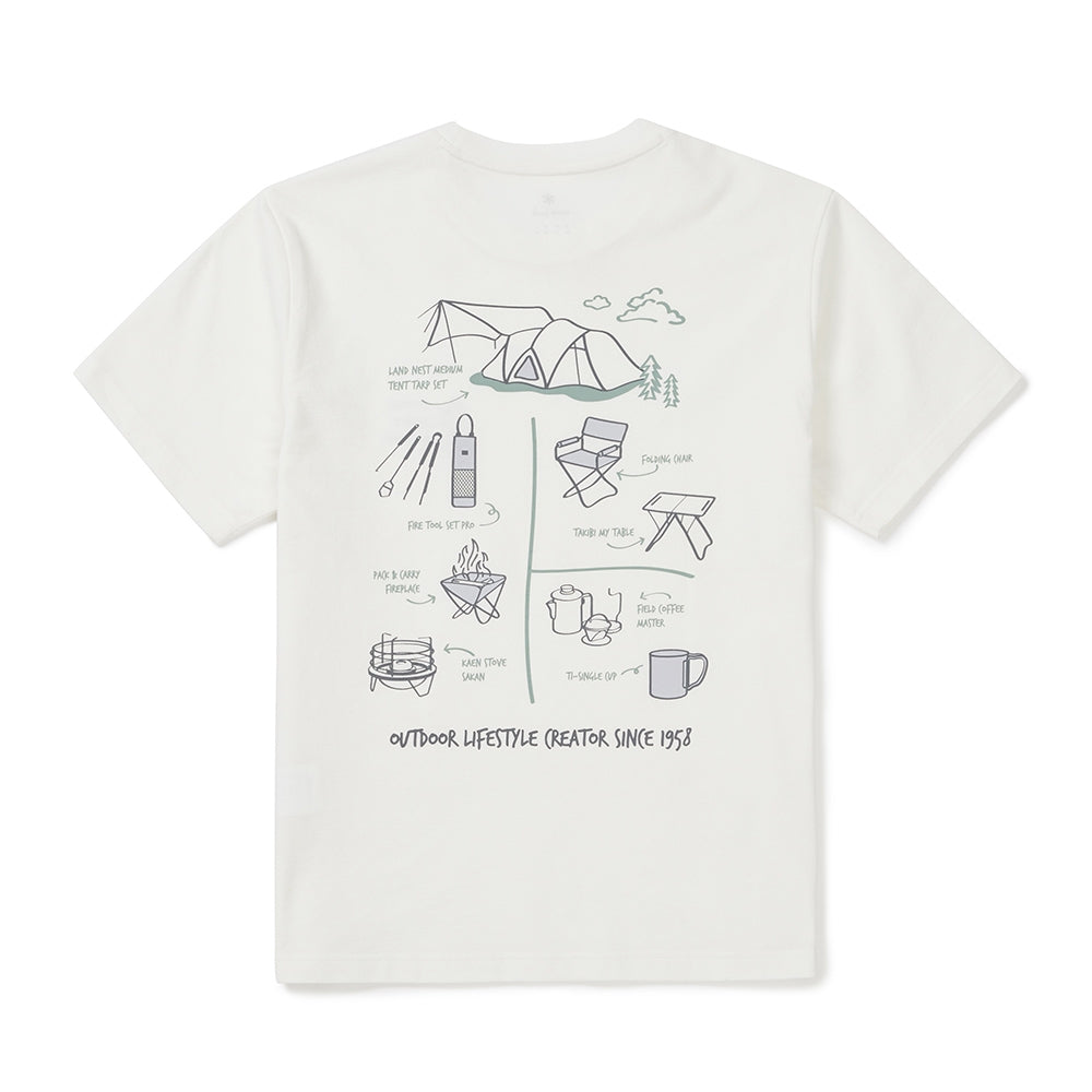 소로나 기어 반팔 티셔츠 Off White