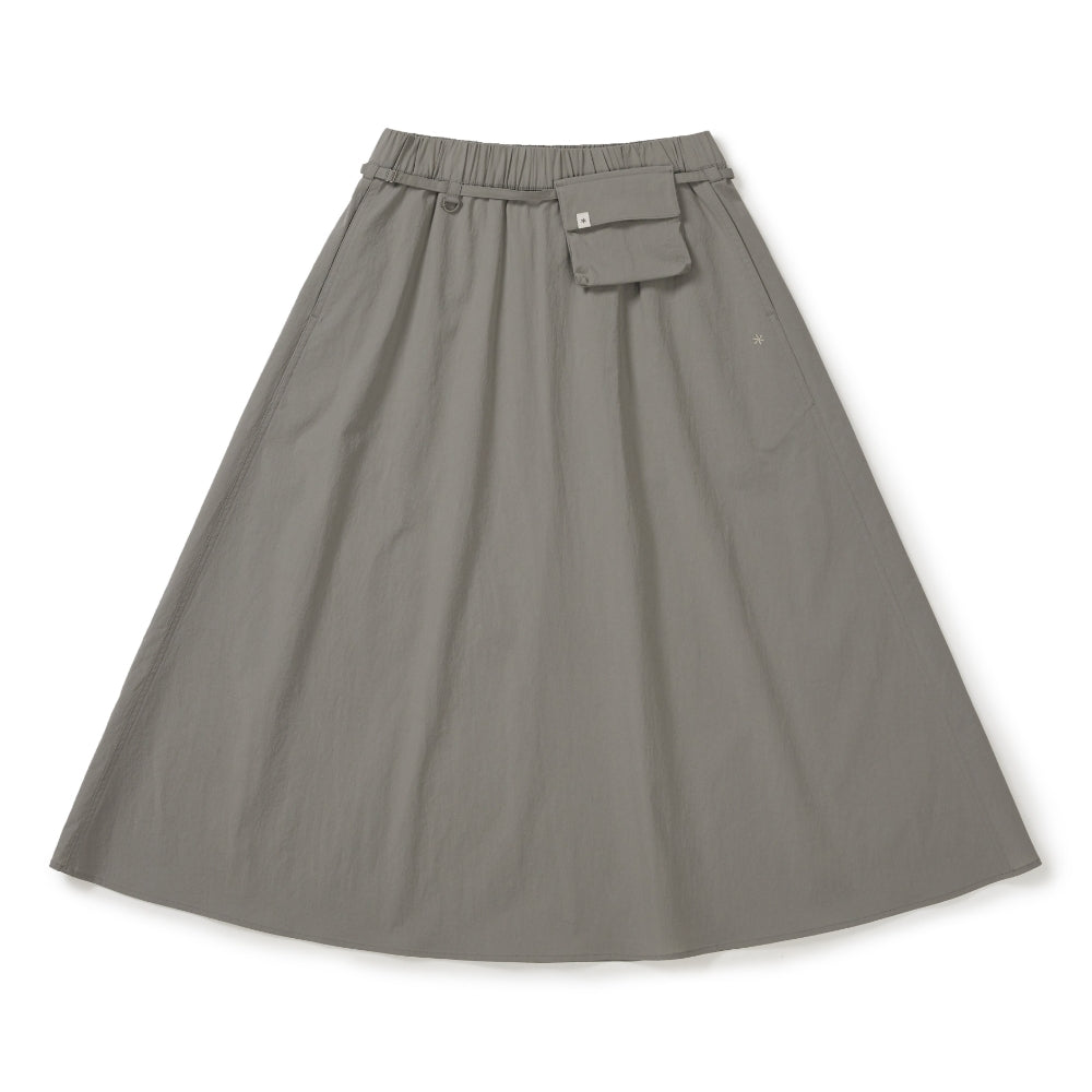 루트 플레어 롱스커트 Vintage Gray
