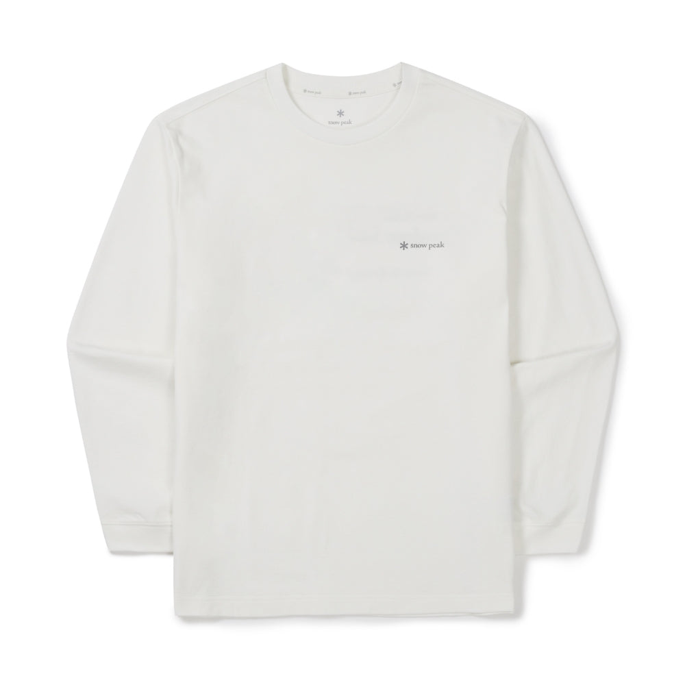 소로나 레터링 긴팔 티셔츠 Off White