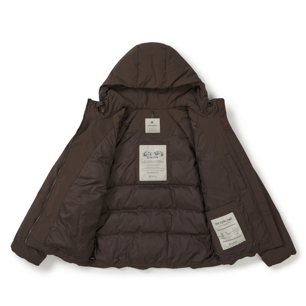 랜드 여성 후드 경량 다운 자켓 Choco Brown