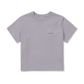 에어로쿨 여성 크롭 반팔 티셔츠 Gray Blue