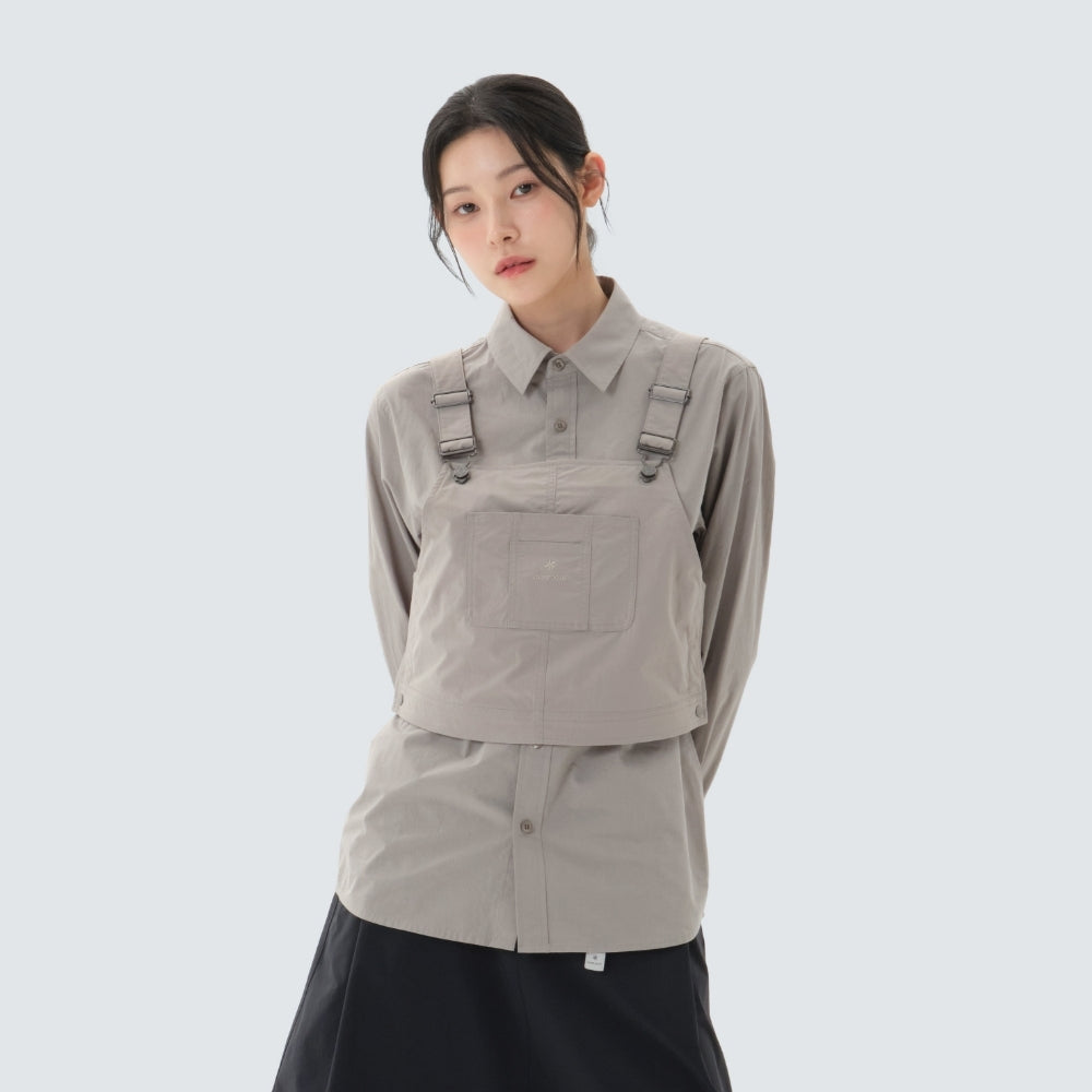 솔리드 셔츠 Fog Gray