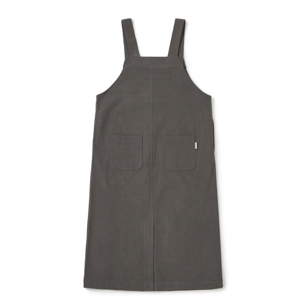 코듀로이 여성 오버롤 원피스 Dark Gray