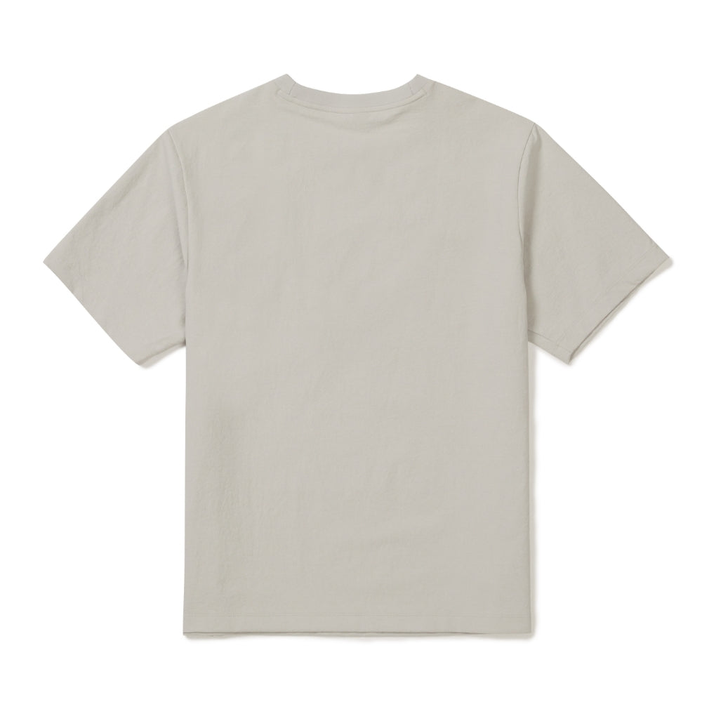 클래식 우븐 여성 반팔 티셔츠 Sand Beige