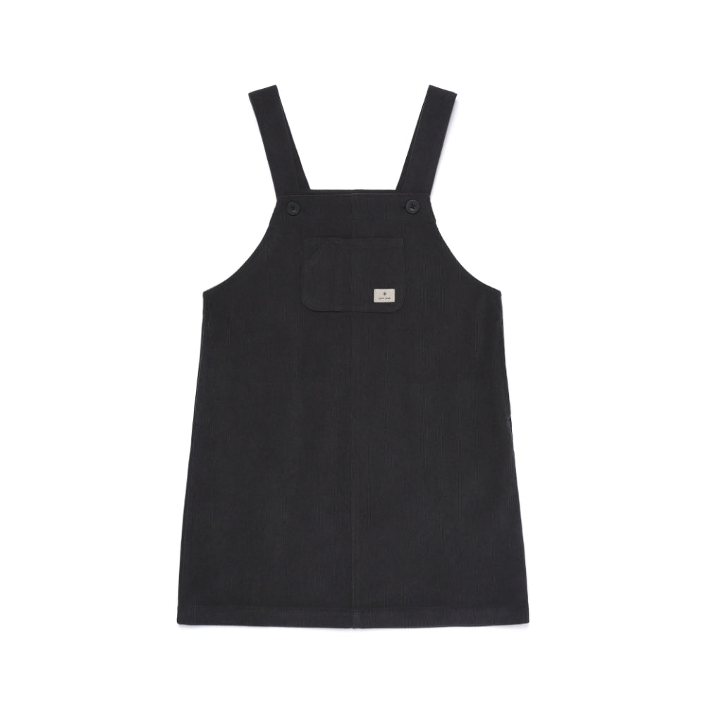 키즈 코듀로이 오버롤 원피스 Dark Charcoal