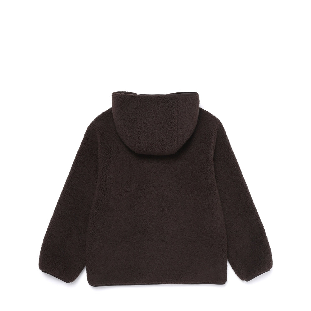 키즈 부클 후드 집업 Choco Brown