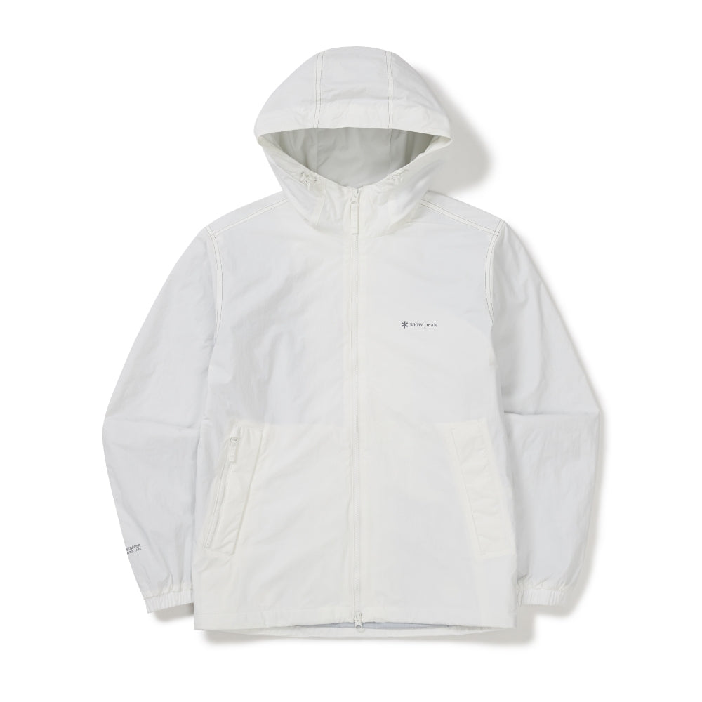 경량 타슬란 윈드스토퍼 후드 바람막이 Off White