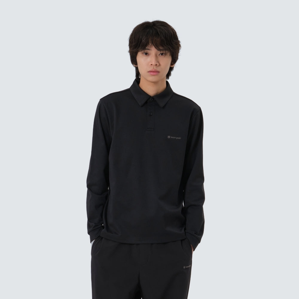 폴로 긴팔 티셔츠 Black
